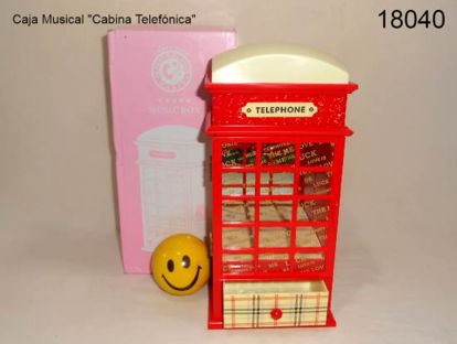 Imagen de CAJA MUSICAL CABINA TELEFONICA 4.24